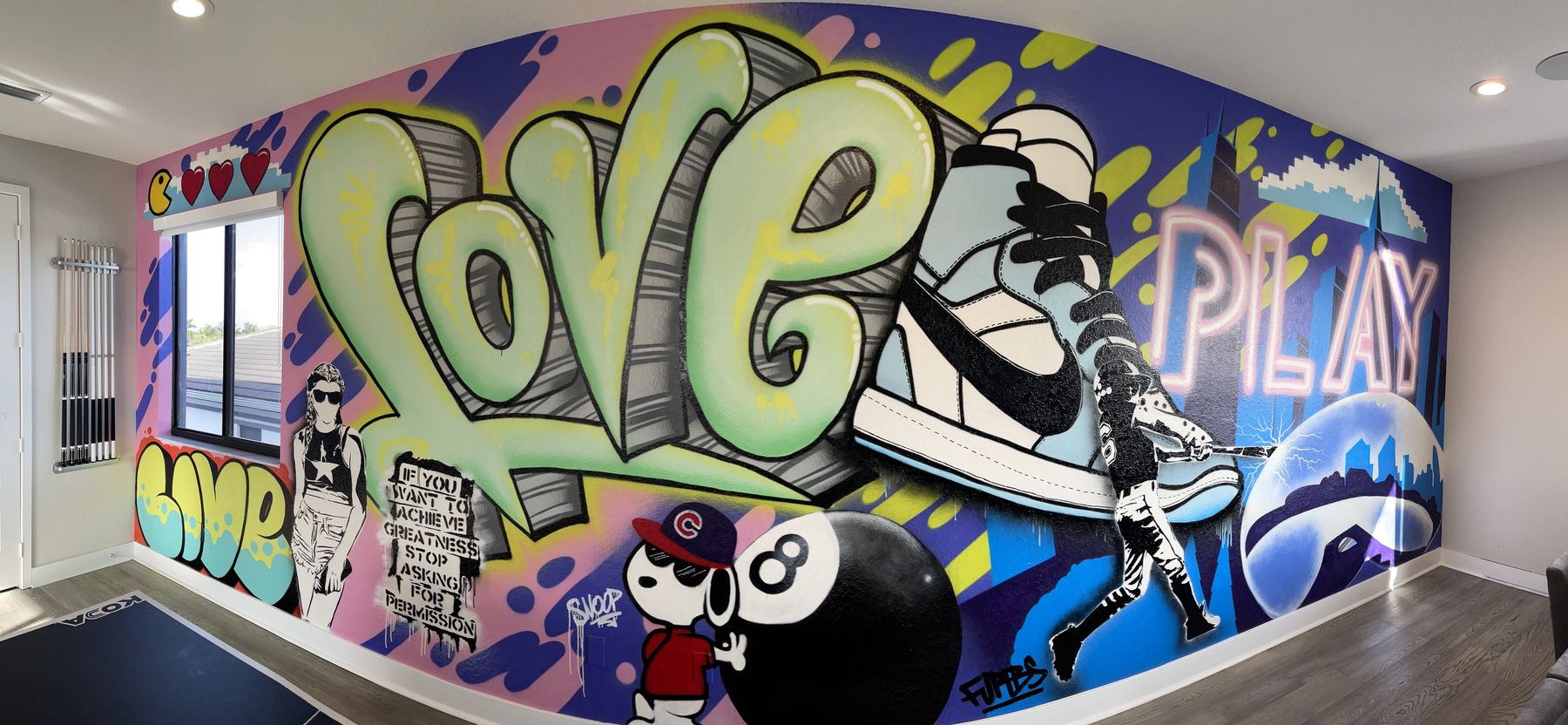 Chicago "Live Love Play" Mural